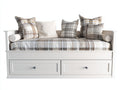 Canapé lit - Bois - 210x99x85 cm - Blanc - Scandinave