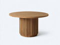 Table de jardin - Teck - 160x160x76 cm - Naturel - Contemporain