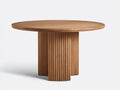 Table de jardin - Teck - 145x145x75 cm - Naturel - Architectural