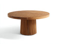 Table de jardin - Teck - 150x150x75 cm - Naturel - Moderne